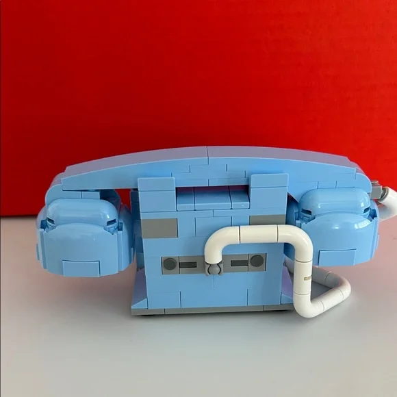 Lego Vintage Style Blue Toy Phone - Picture 5 of 8
